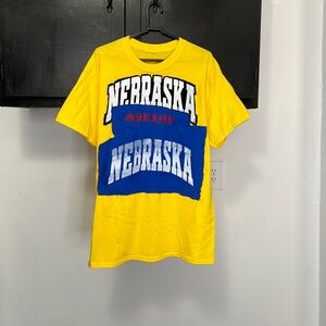 Yellow Nebraska Graphic T-Shirt